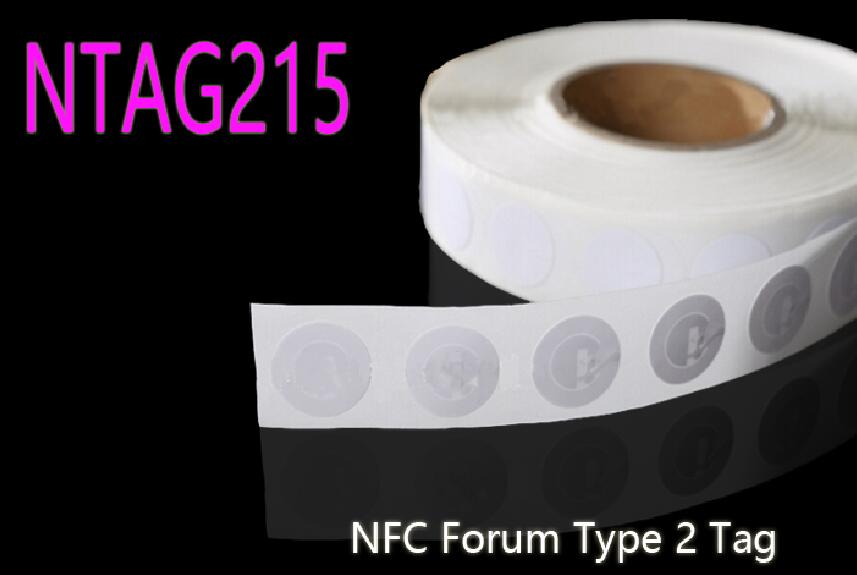 10pcs NTAG215 NFC TAG NFC   2 ±  NFC ȭ   NFC   Dia.25mm/10pcs NTAG215 NFC TAG NFC Forum Type 2 Tag All NFC Phone Available NFC Adh